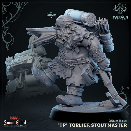 "TP" Torlief, Stoutmaster (Male Dwarf Fighter)
