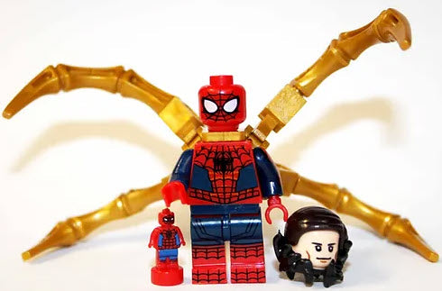 Spider-Man Custom Minifig with Gold Claws
