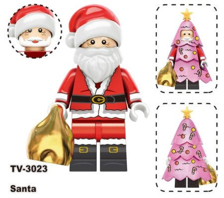 Santa Claus Custom Minifigure – Bring Holiday Cheer to Your LEGO Collection