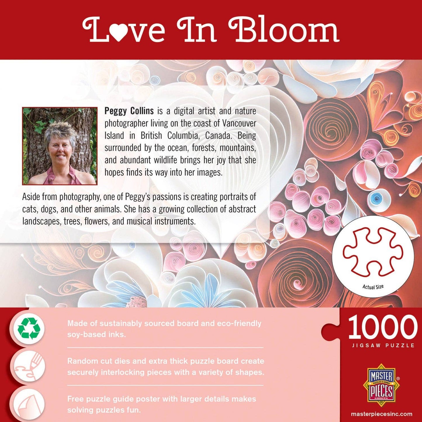 Valentine's Day - Love in Bloom 1000 Piece Jigsaw Puzzle | Masterpieces Puzzles