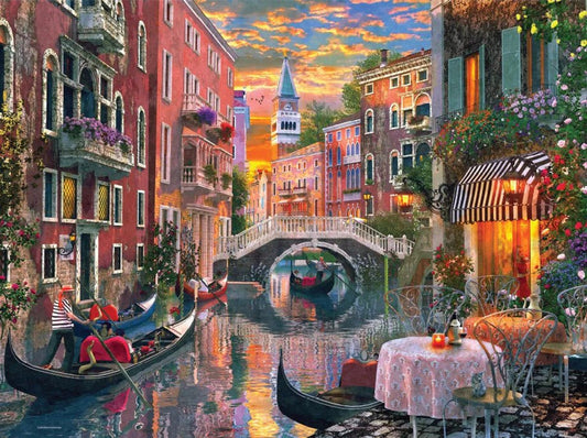 Venice Evening 1000 Piece Jigsaw Puzzle by Springbok Puzzles