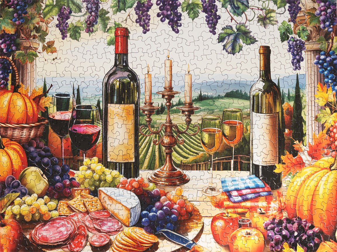 Vineyard View 500 Piece Jigsaw Puzzle | Springbok Puzzles