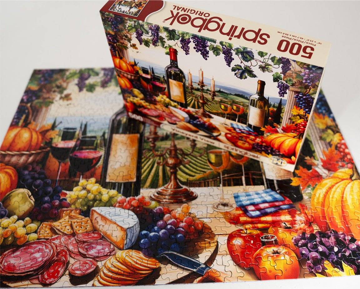 Vineyard View 500 Piece Jigsaw Puzzle | Springbok Puzzles