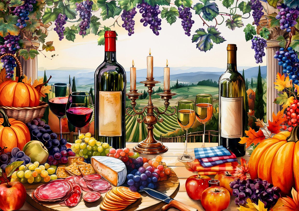 Vineyard View 500 Piece Jigsaw Puzzle | Springbok Puzzles
