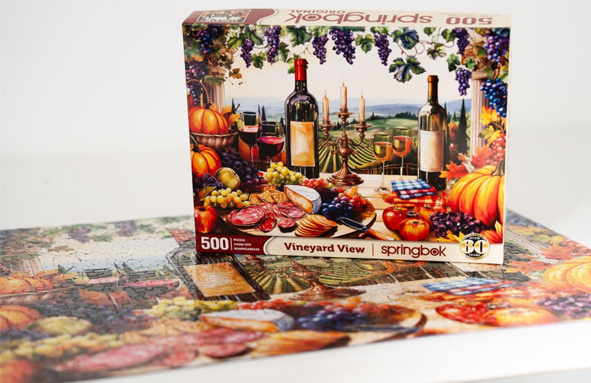 Vineyard View 500 Piece Jigsaw Puzzle | Springbok Puzzles