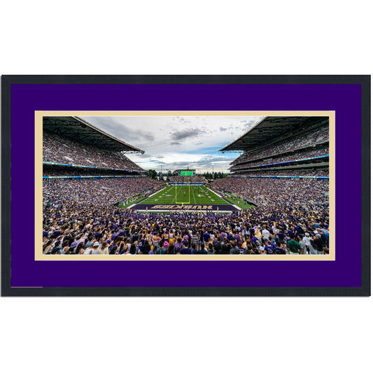 Framed Husky Stadium Washington Huskies 16x24 NCAA Football Photo Professionally Matted