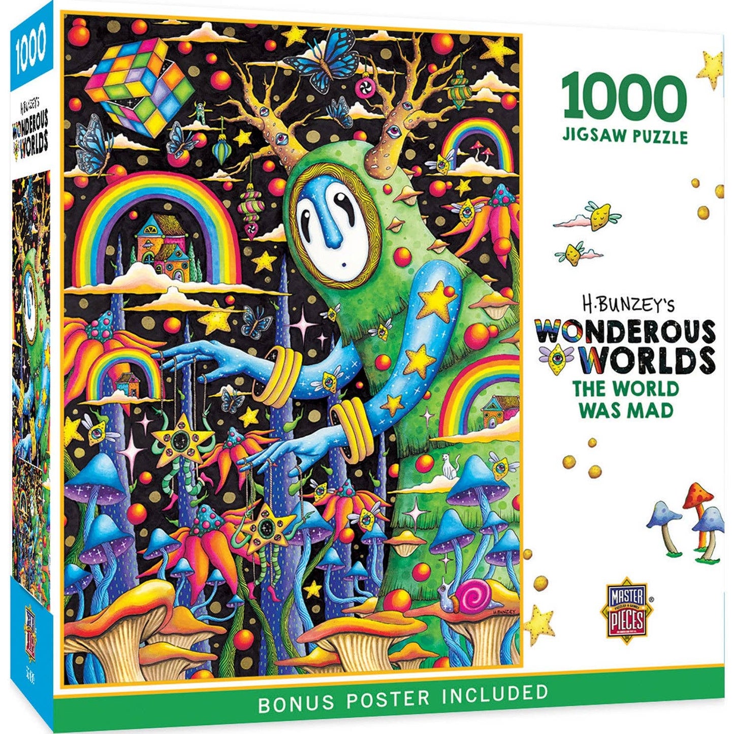 Wonderous Worlds - The World Was Mad 1000 Piece Puzzle by Masterpieces