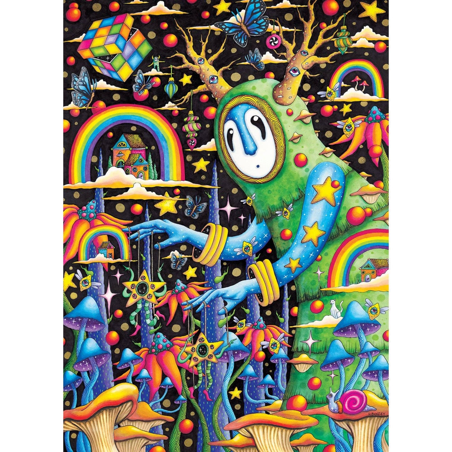 Wonderous Worlds - The World Was Mad 1000 Piece Puzzle by Masterpieces