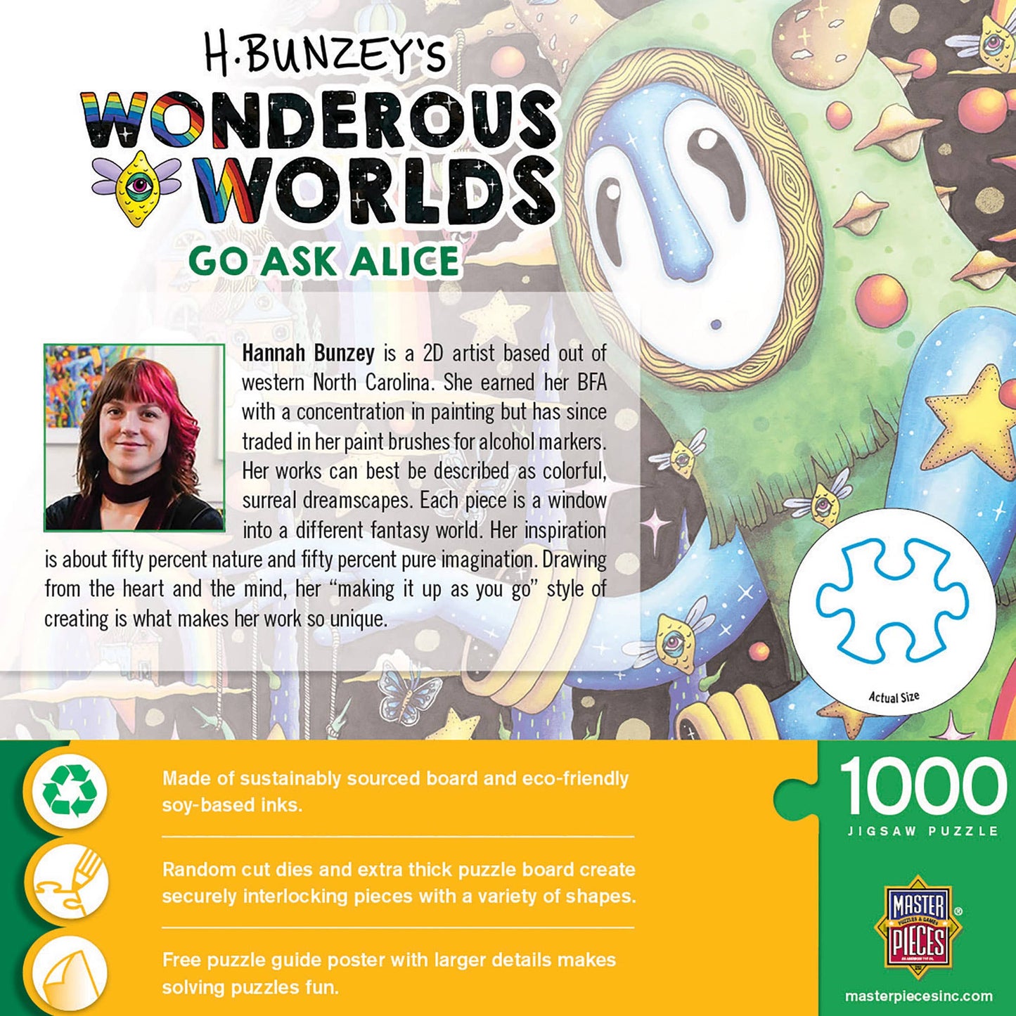 Wonderous Worlds - The World Was Mad 1000 Piece Puzzle by Masterpieces
